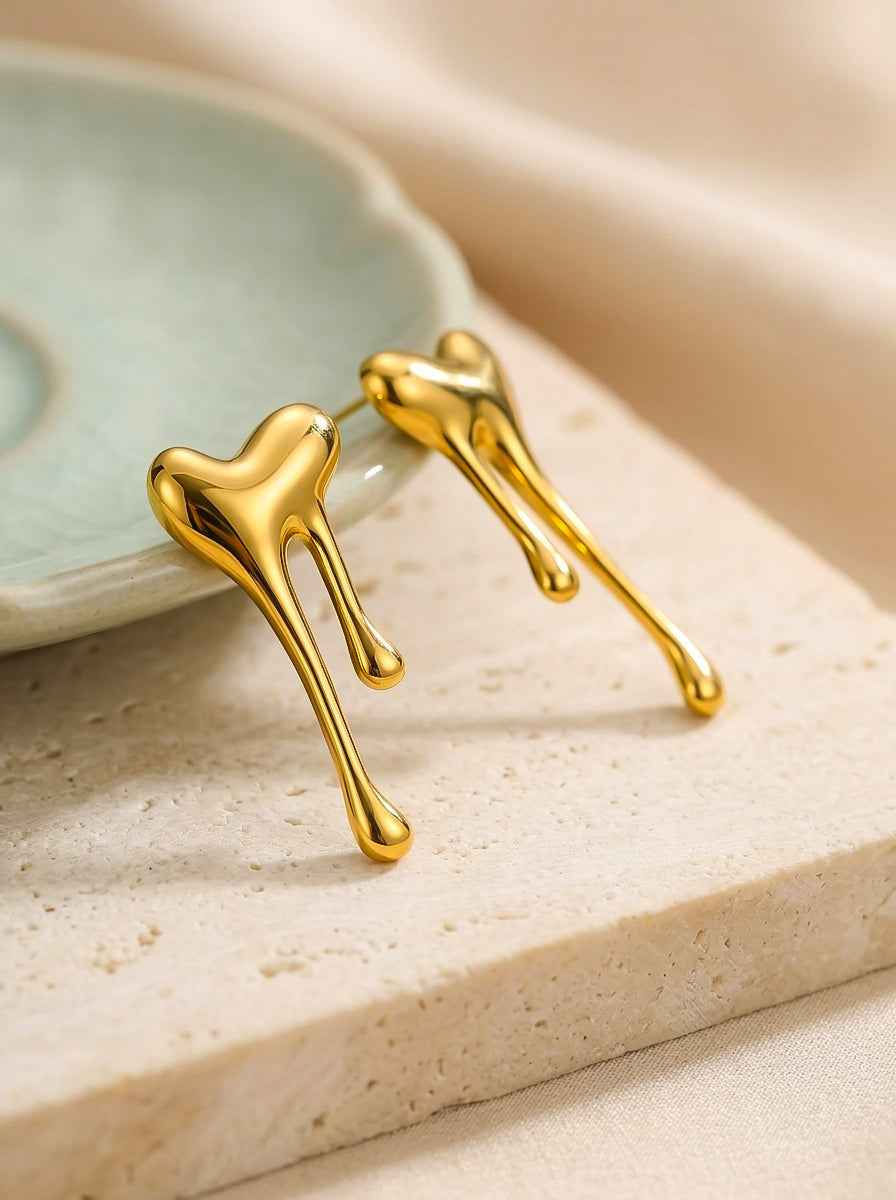 Melting Heart Earring
