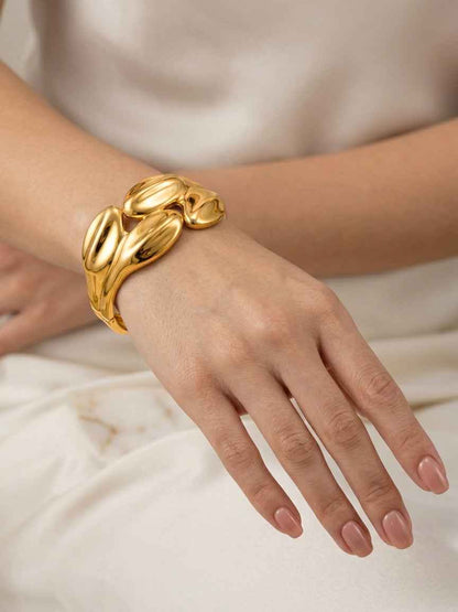 Petal cuff bracelet